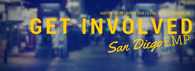2015 April 9 – Get Involved SDEMP Happy Hour